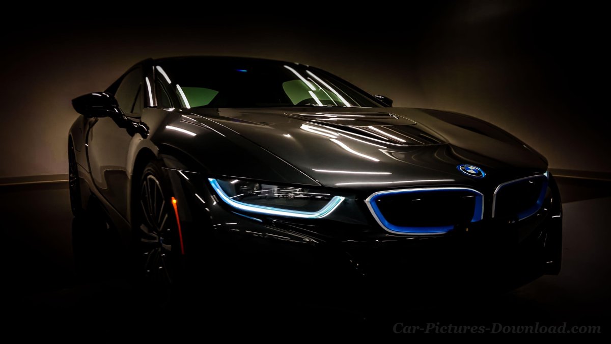 BMW i8 черная