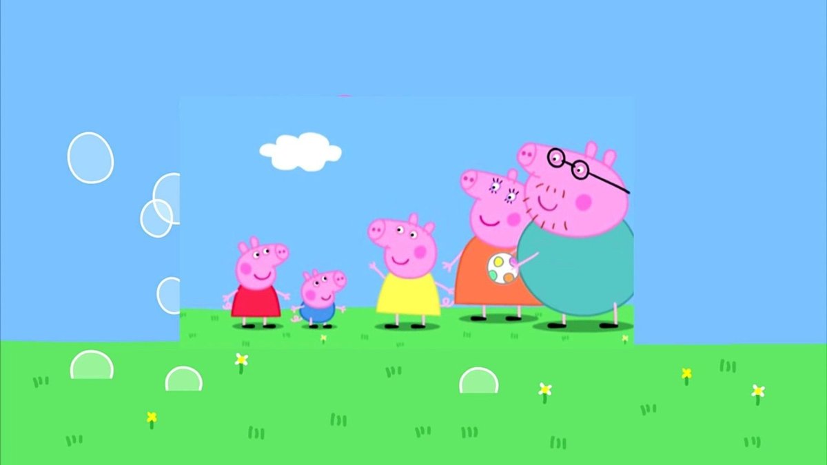 Обои с домом свинки Пеппы