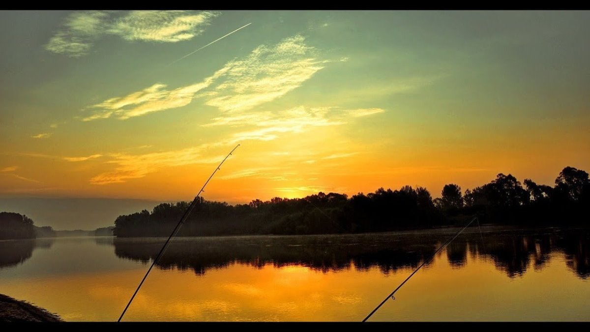 Озеро с удочкой