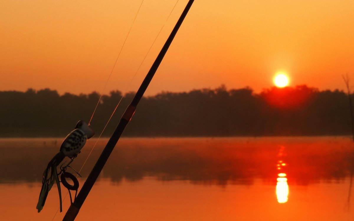 Обои рыбалка