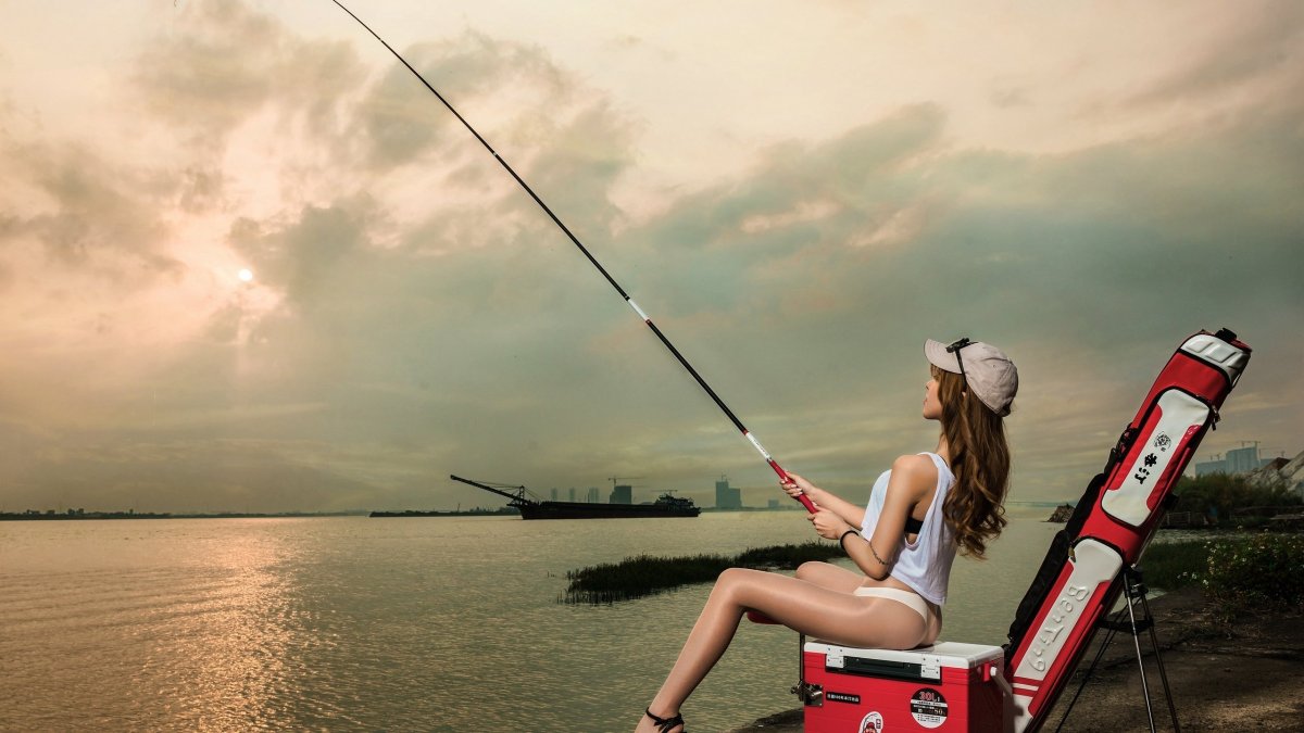 Фон рыбалка