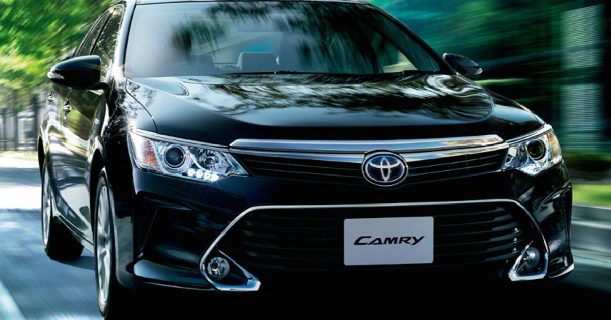 Камри 55 Рестайлинг черный