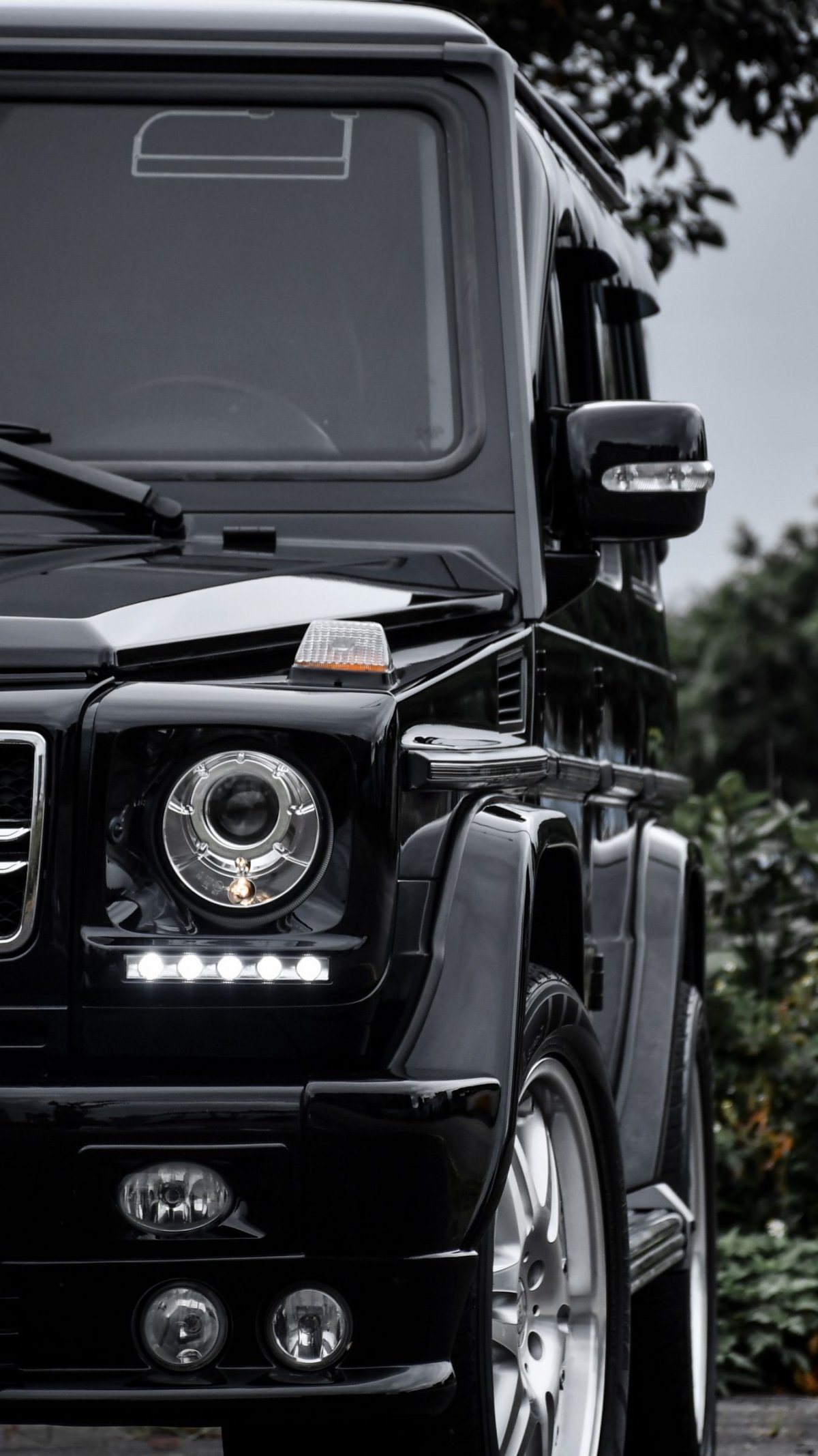 G 63 AMG Brabus матовый черный карбон