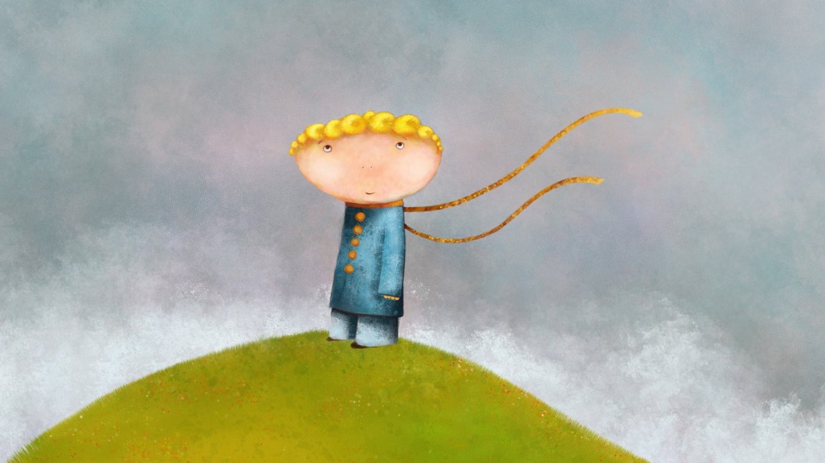 Фон маленький принц и Лис