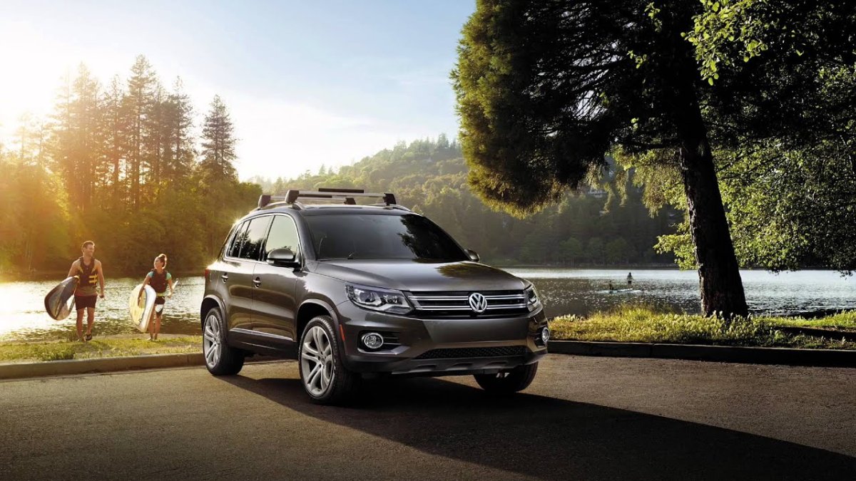 Volkswagen Tiguan 2014 на природе