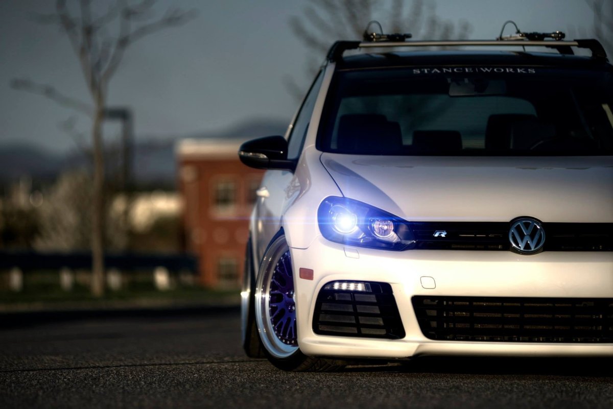 Карбоновый эмблемы Volkswagen Golf 6