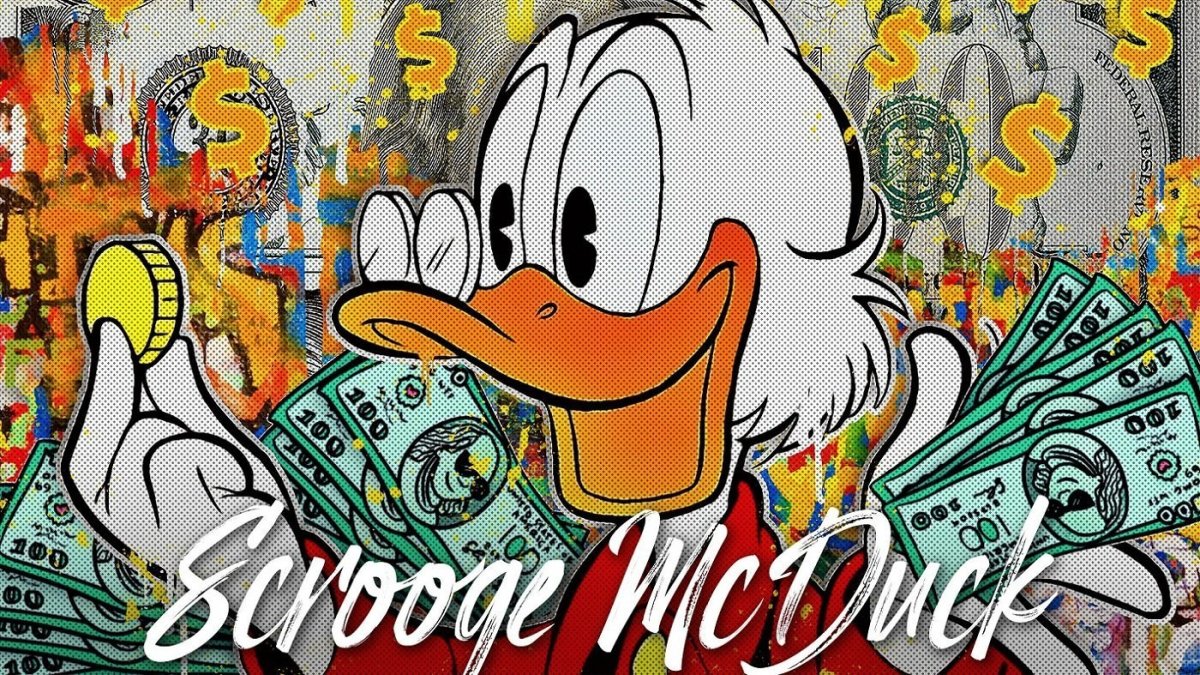Скрудж макдак картина современное искусство