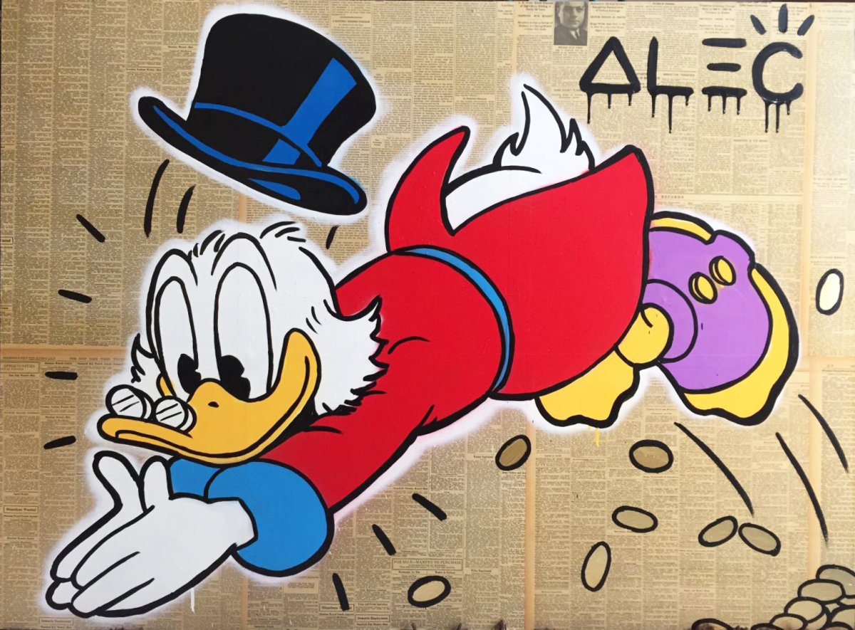Alec Monopoly картины Скрудж