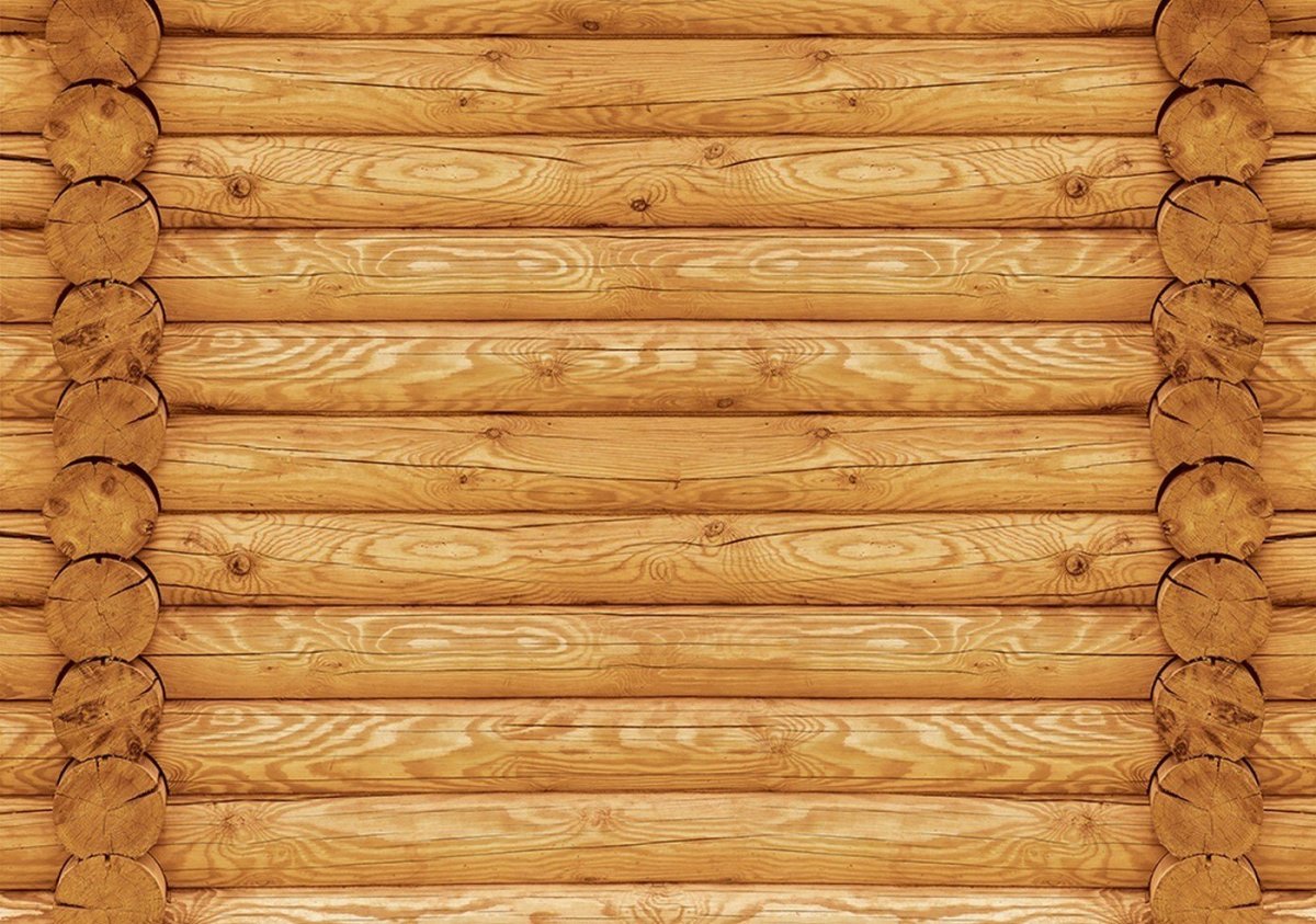 Бревенчатая стена