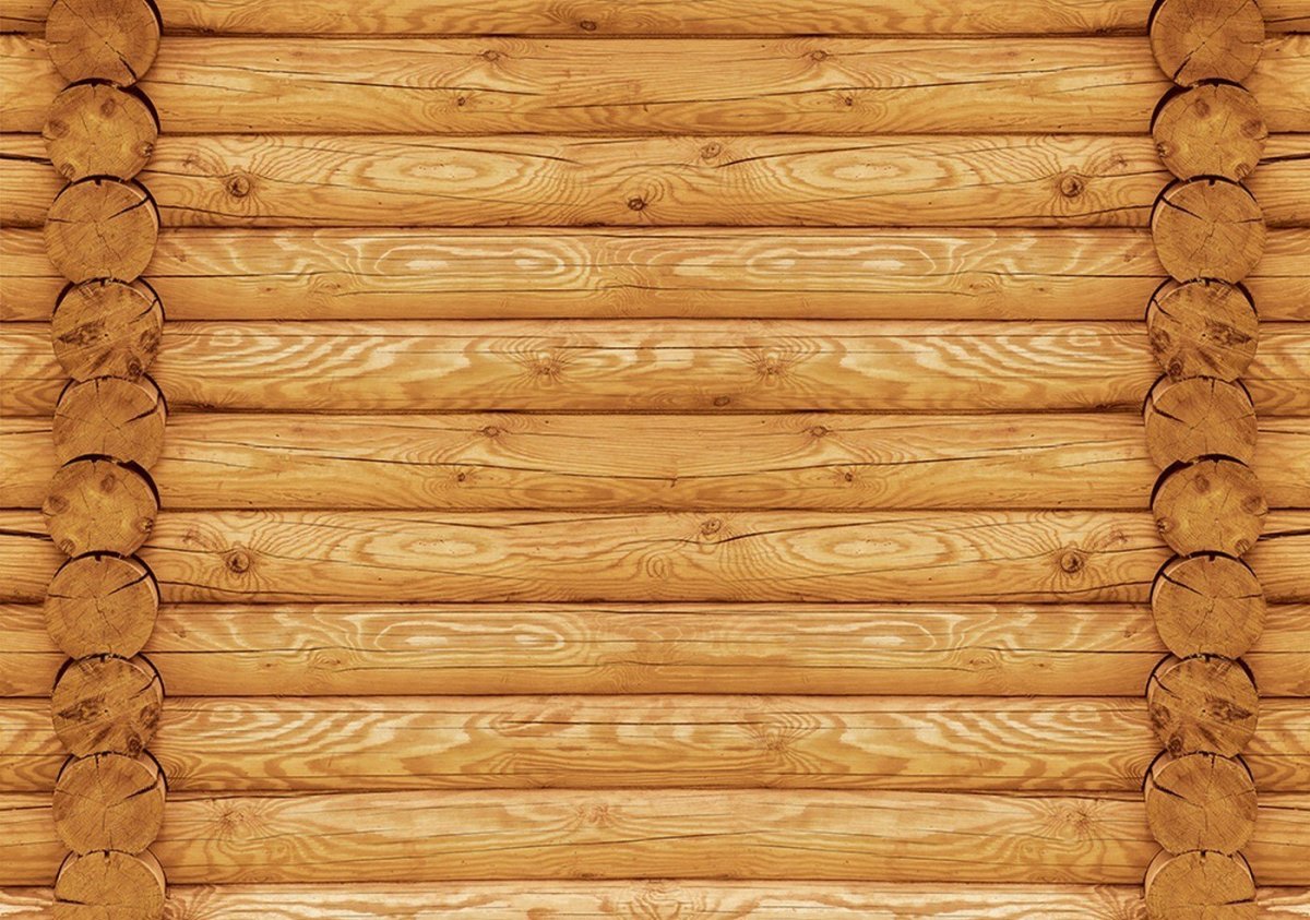 Стена из сруба дерева