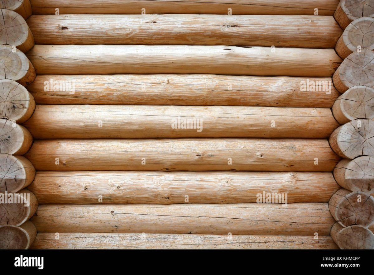 Стена из кругляка