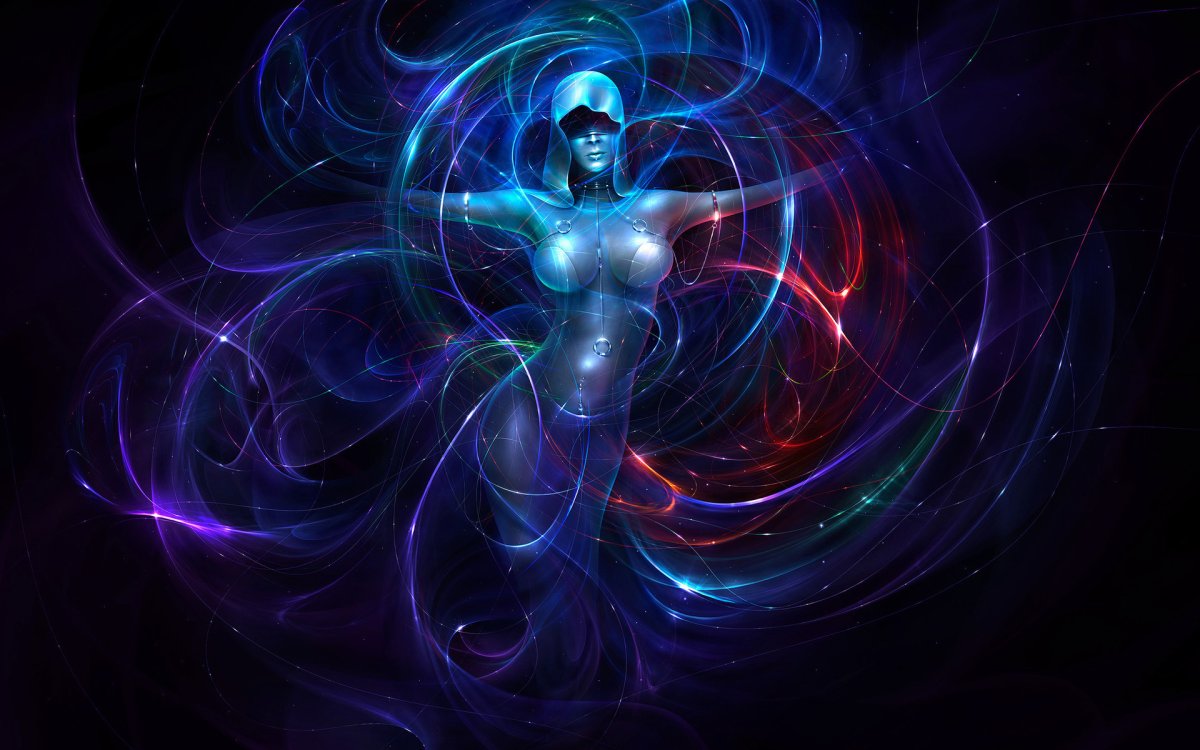 Девушка. Абстракция