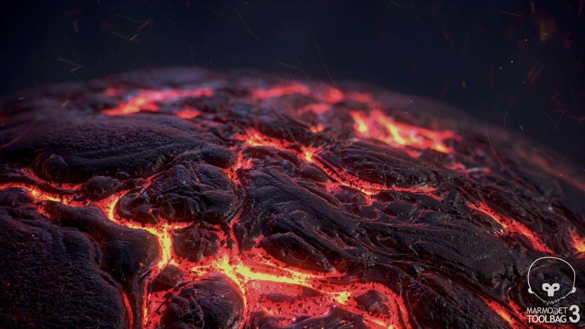 Лава магма фактура