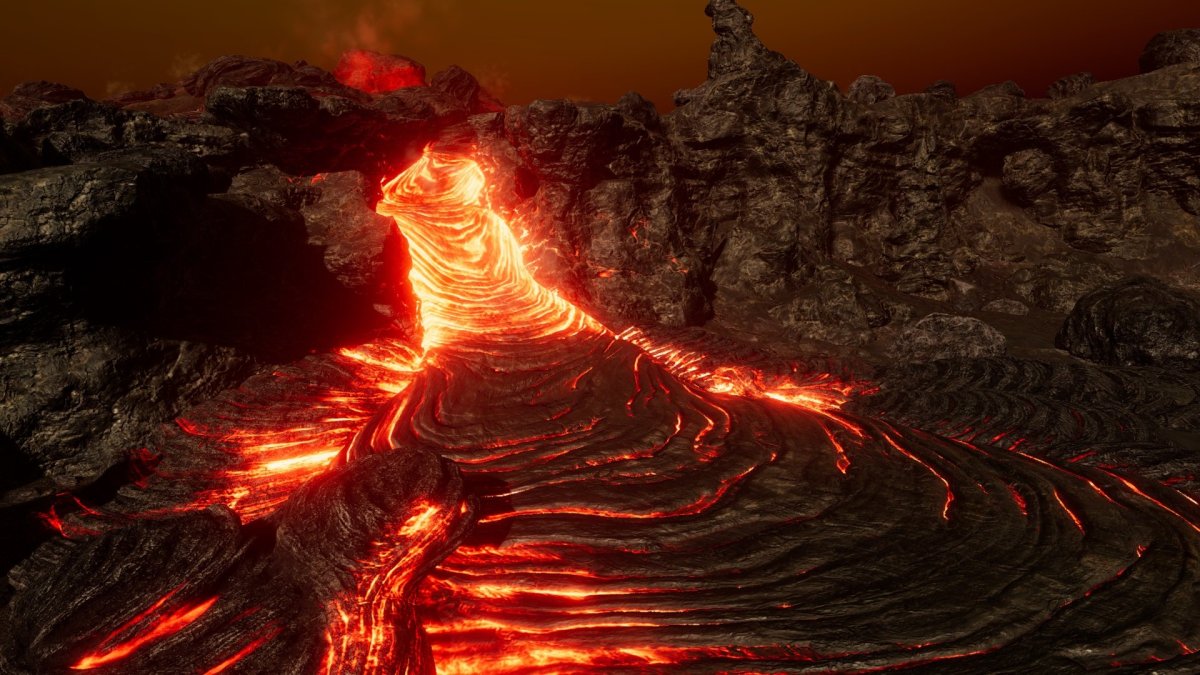 Лава магма вулкан