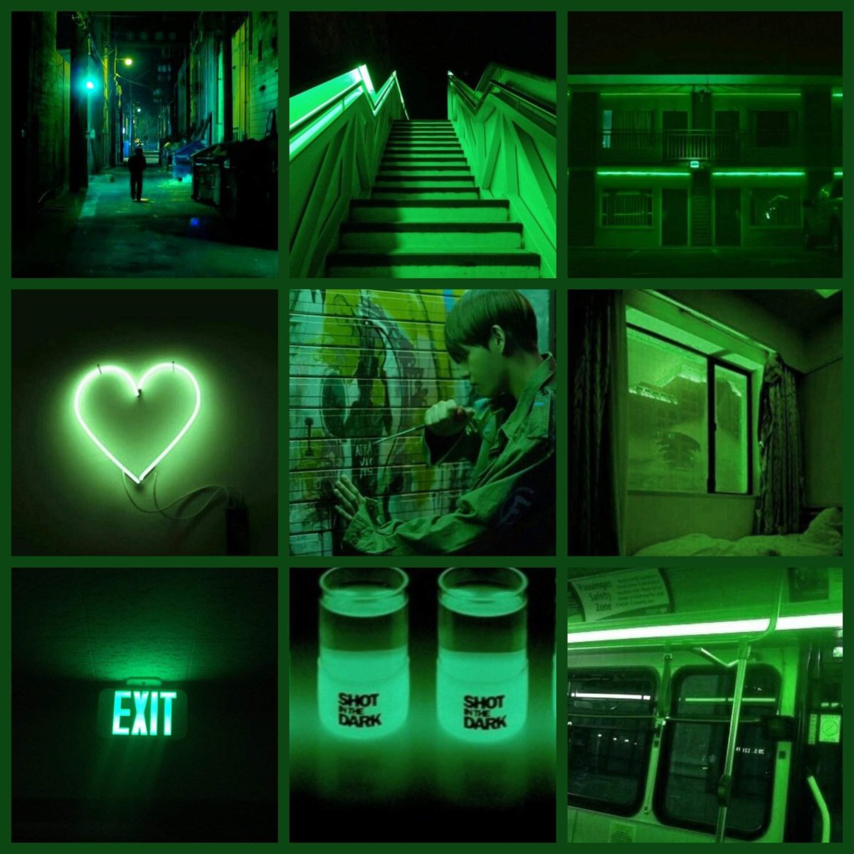 Эстетика амонг АС зелёный