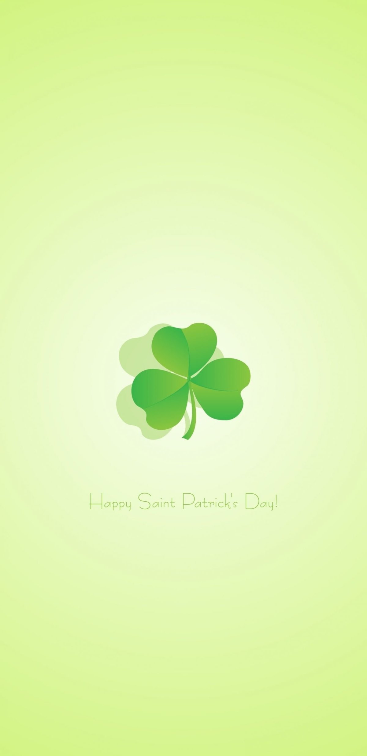 Зеленый Клевер четырехлистный