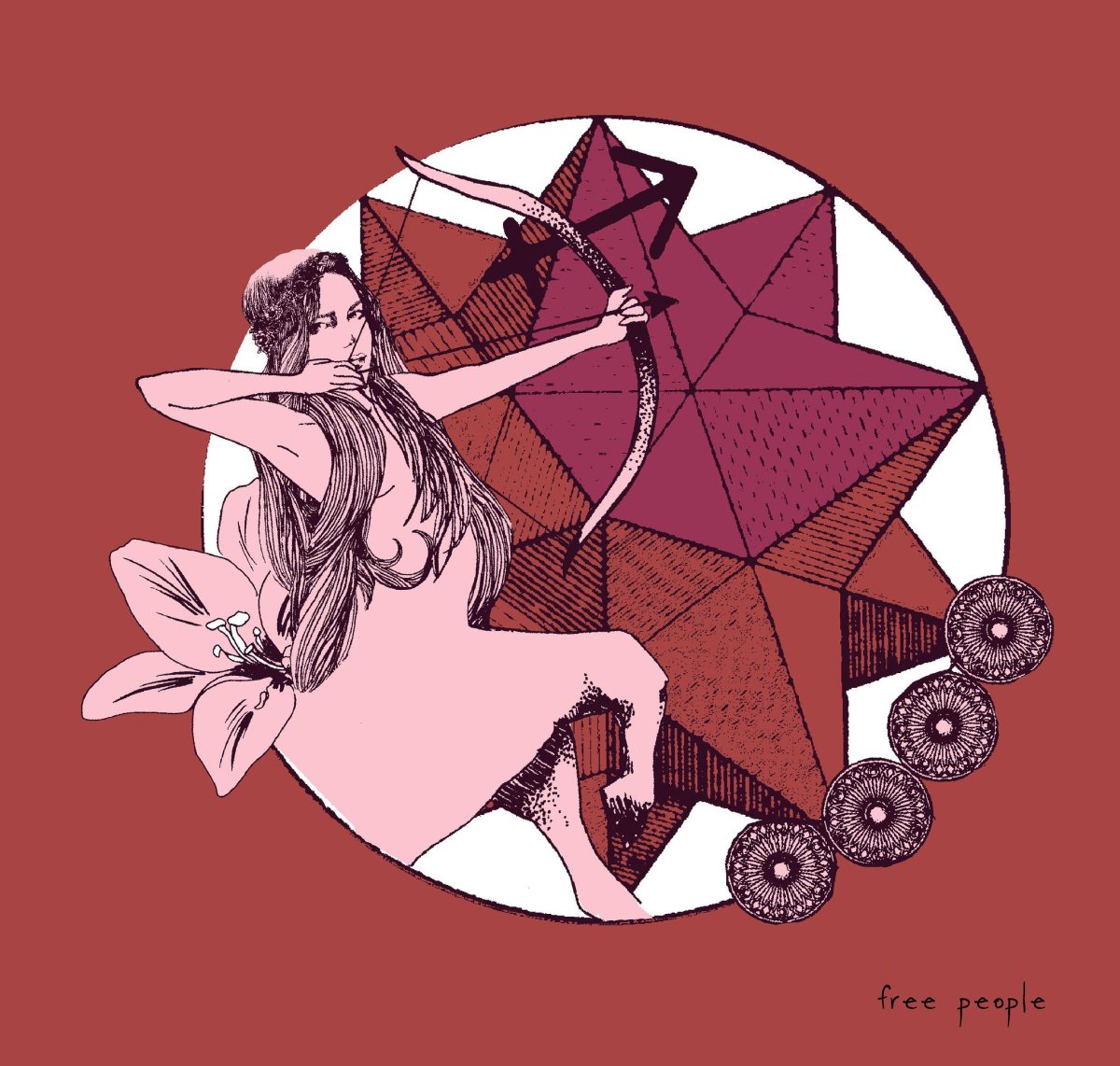 Тату знак зодиака Стрелец