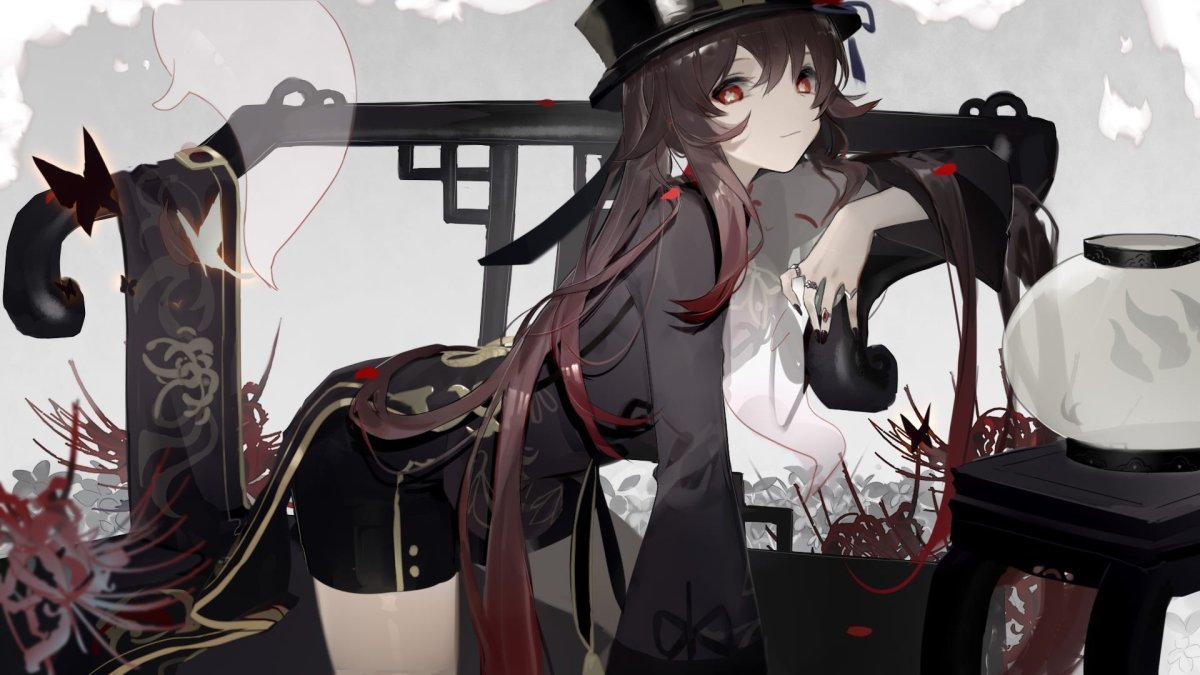 Геншин Импакт ху Тао арты