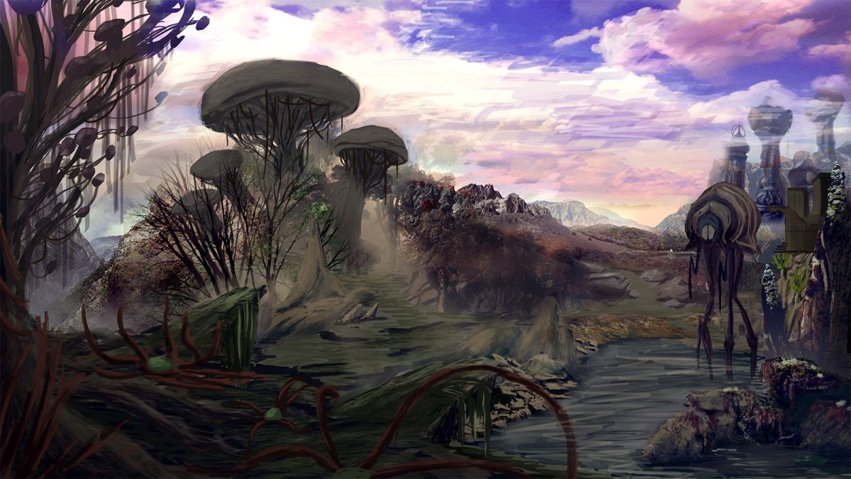 Морровинд пейзажи