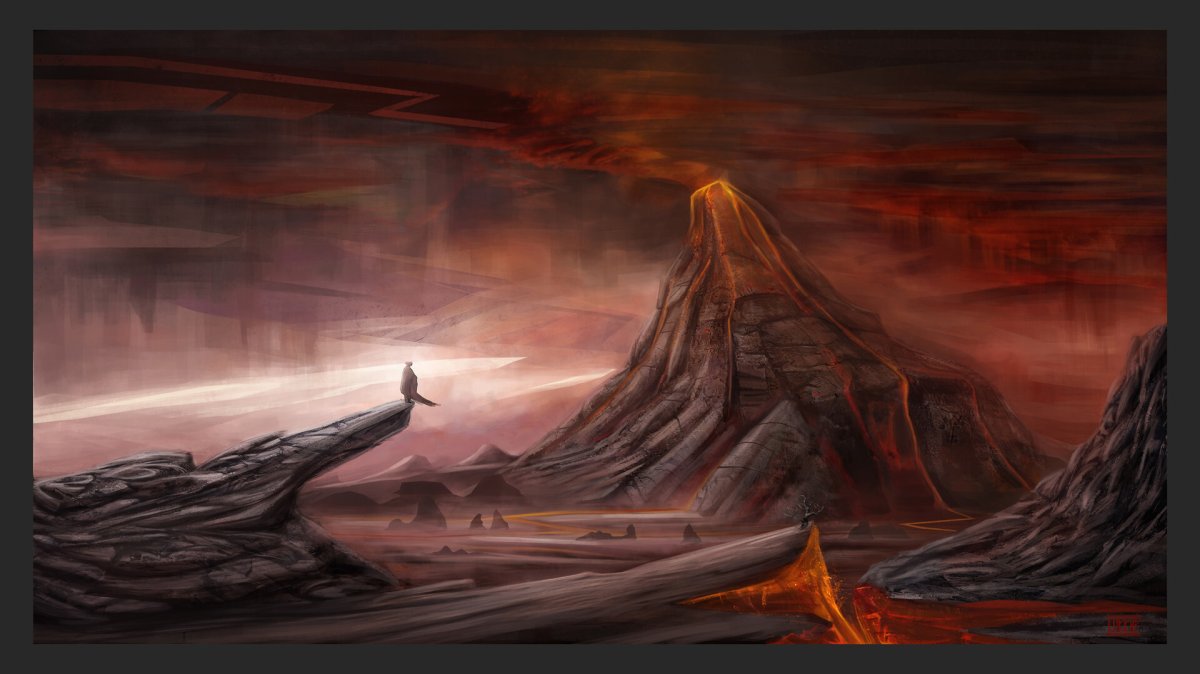 Красная гора морровинд арт