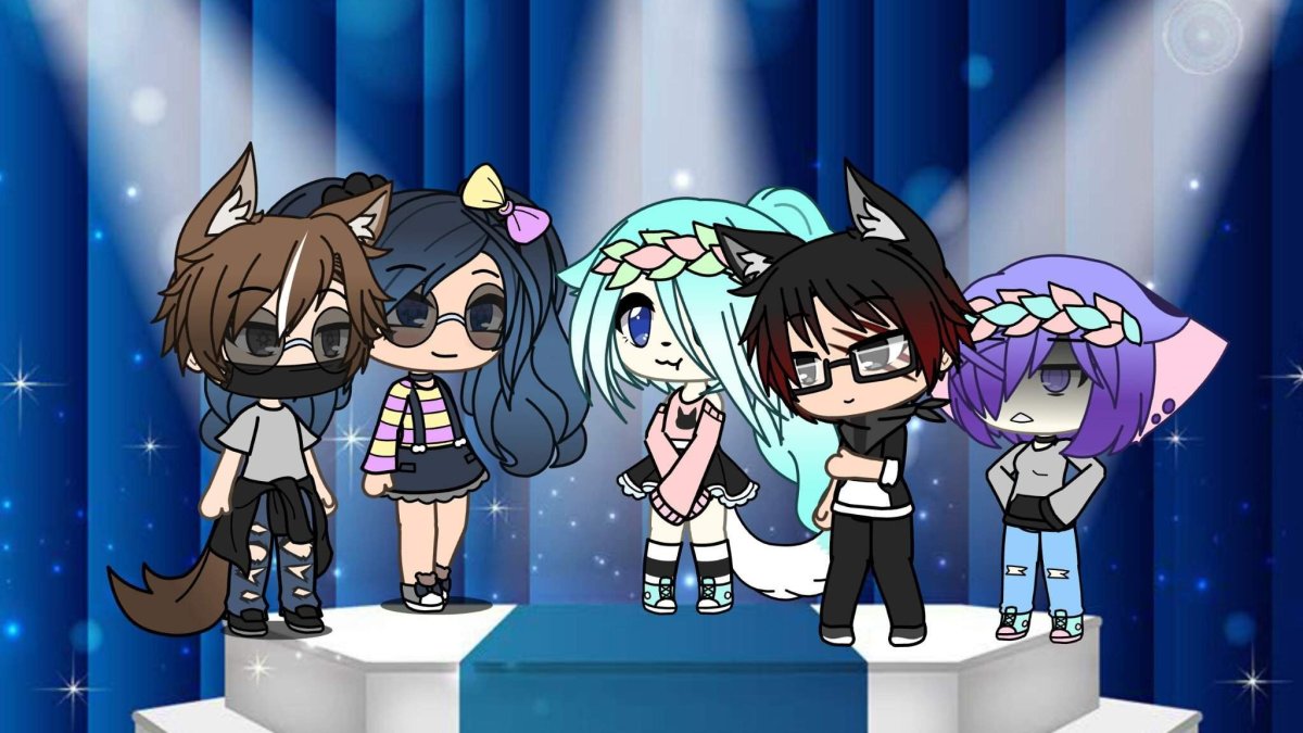 Гача лайф чёрные девочки