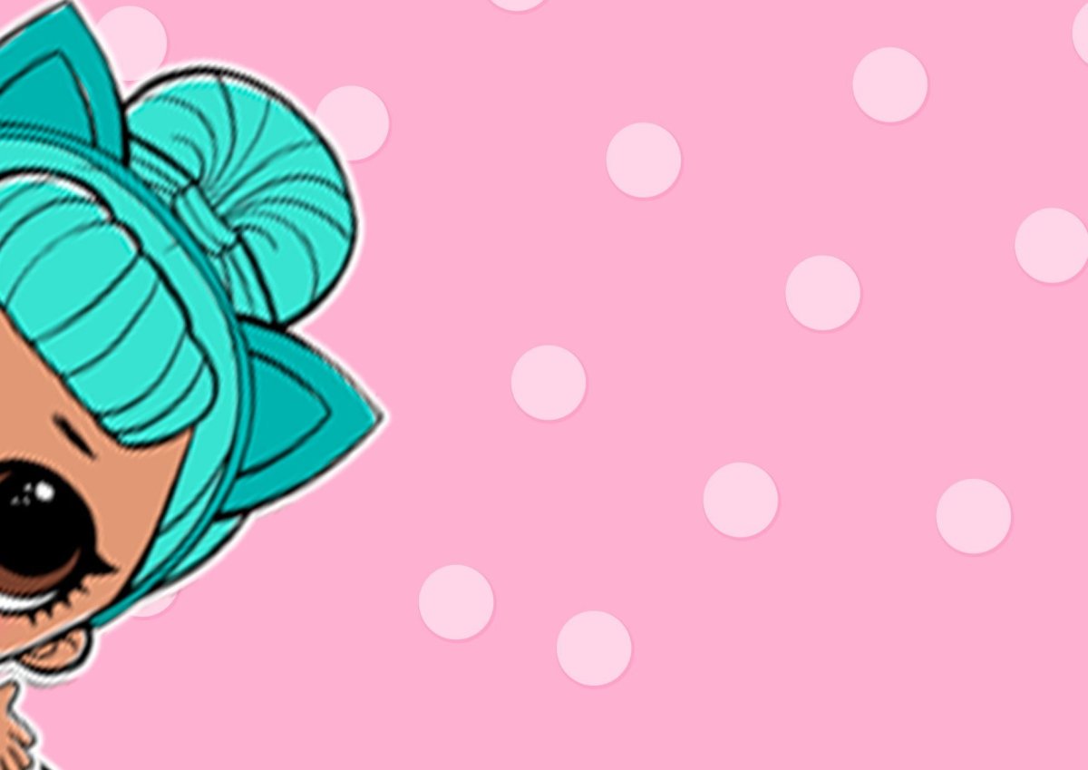 Фон в стиле кукол ЛОЛ