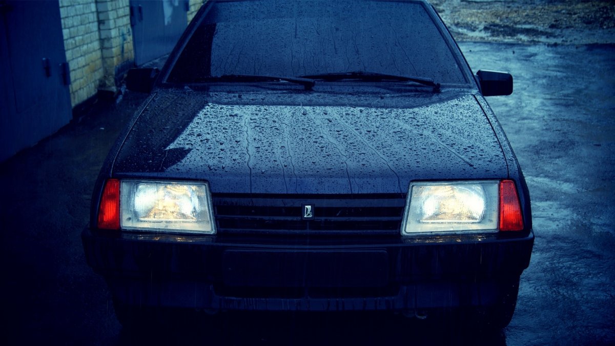 ВАЗ 2109 чёрная без намеров