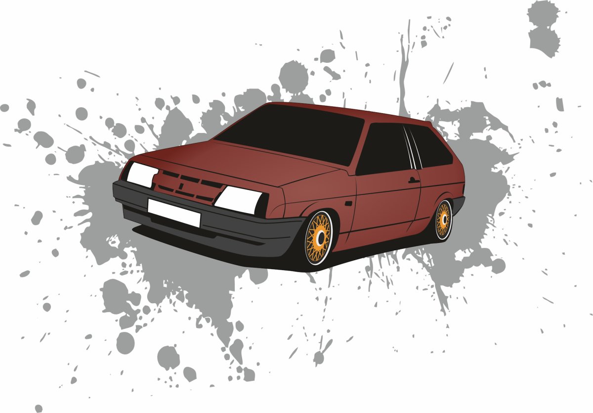 ВАЗ 2109 без фона