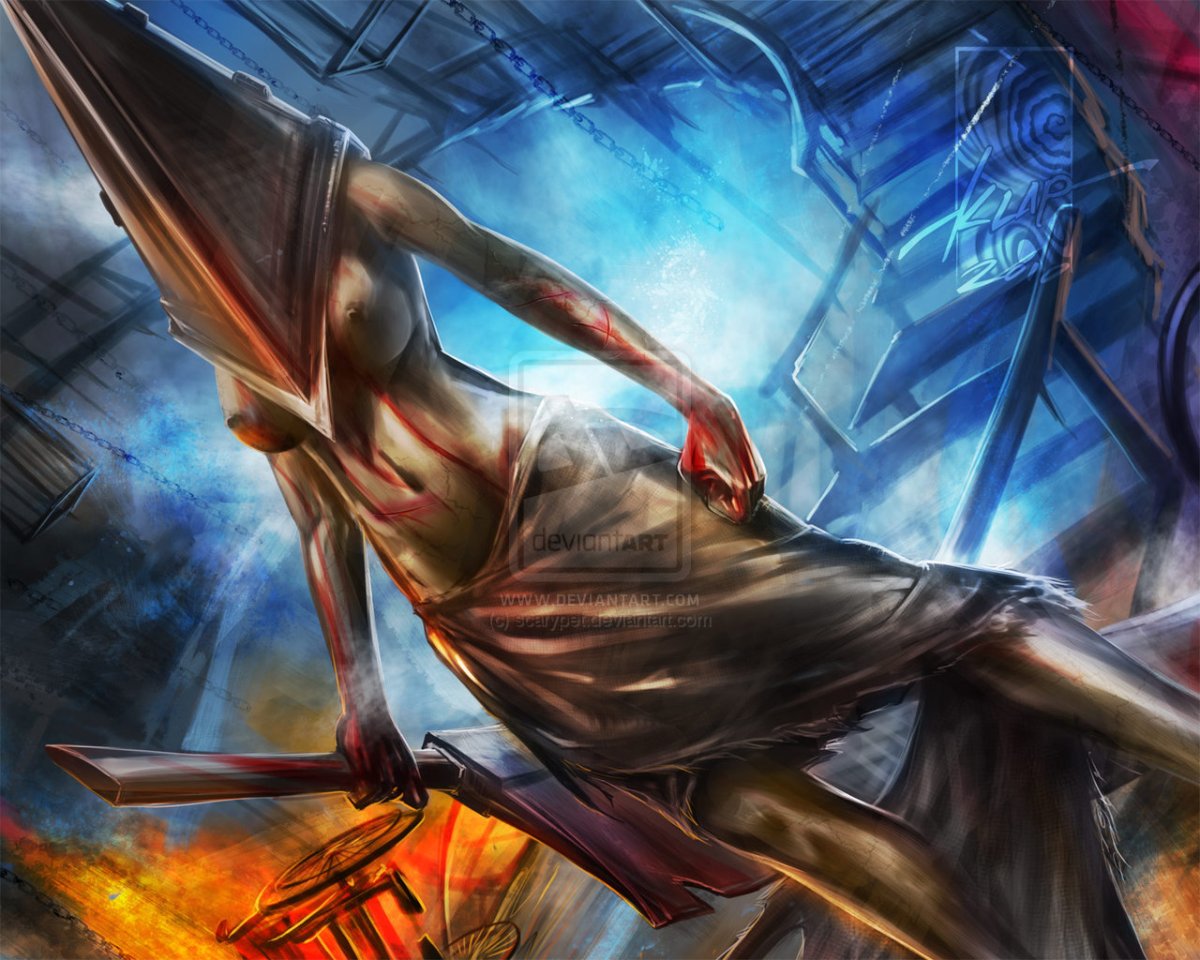 Пирамидоголовый демон