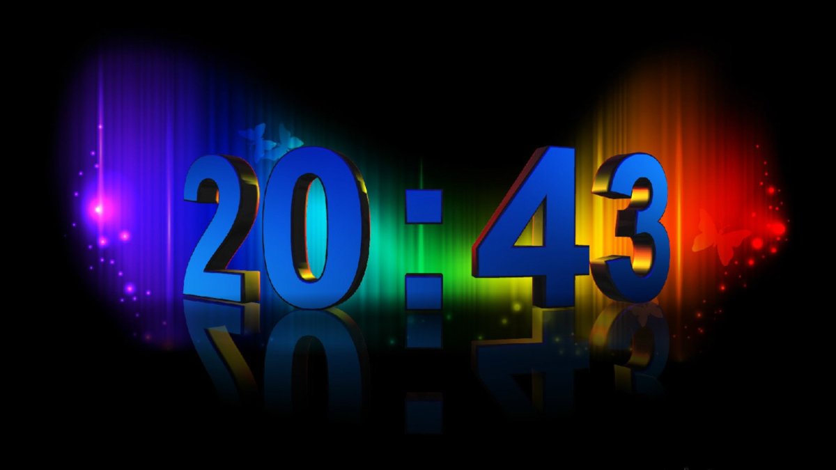 Заставка часы