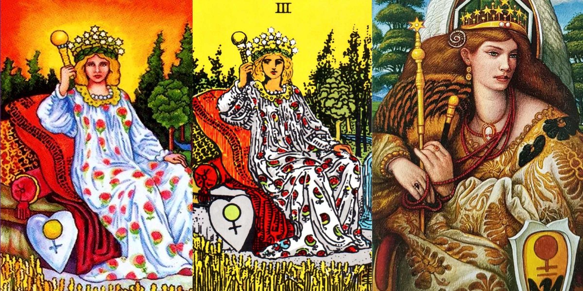 Викторианское Таро стимпанк Императрица