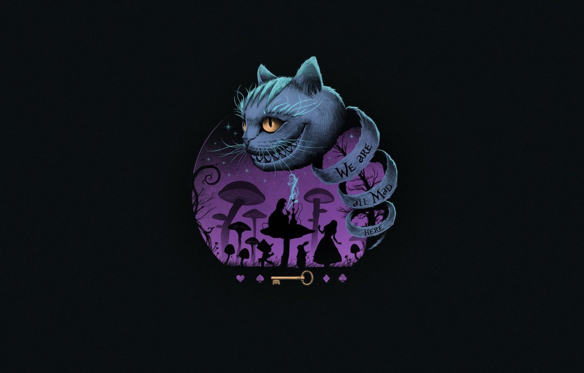 Улыбка Чеширского кота аниме