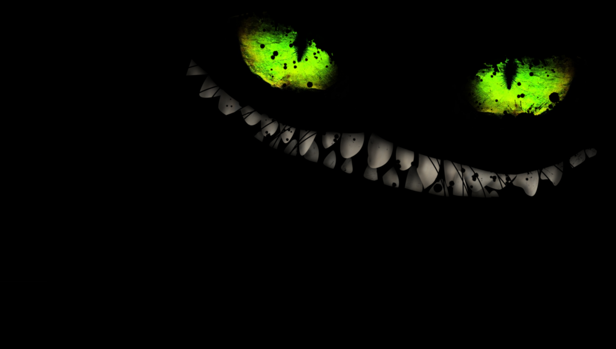 Алиса в стране чудес Чеширский кот фон