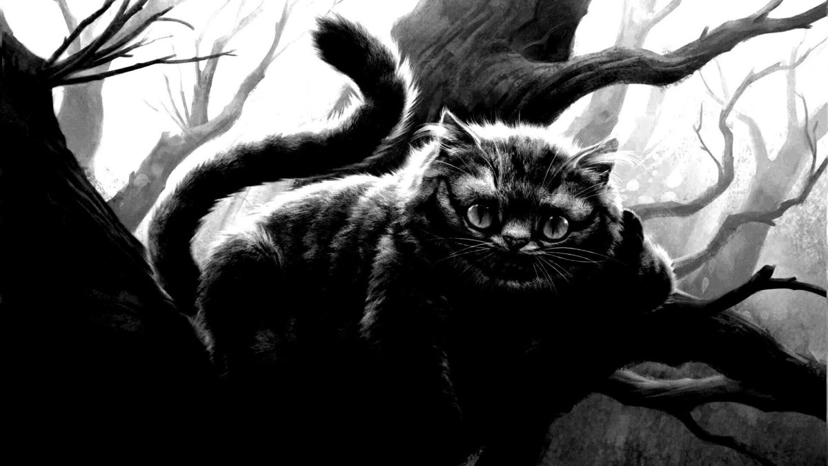 Алиса в стране чудес надпись