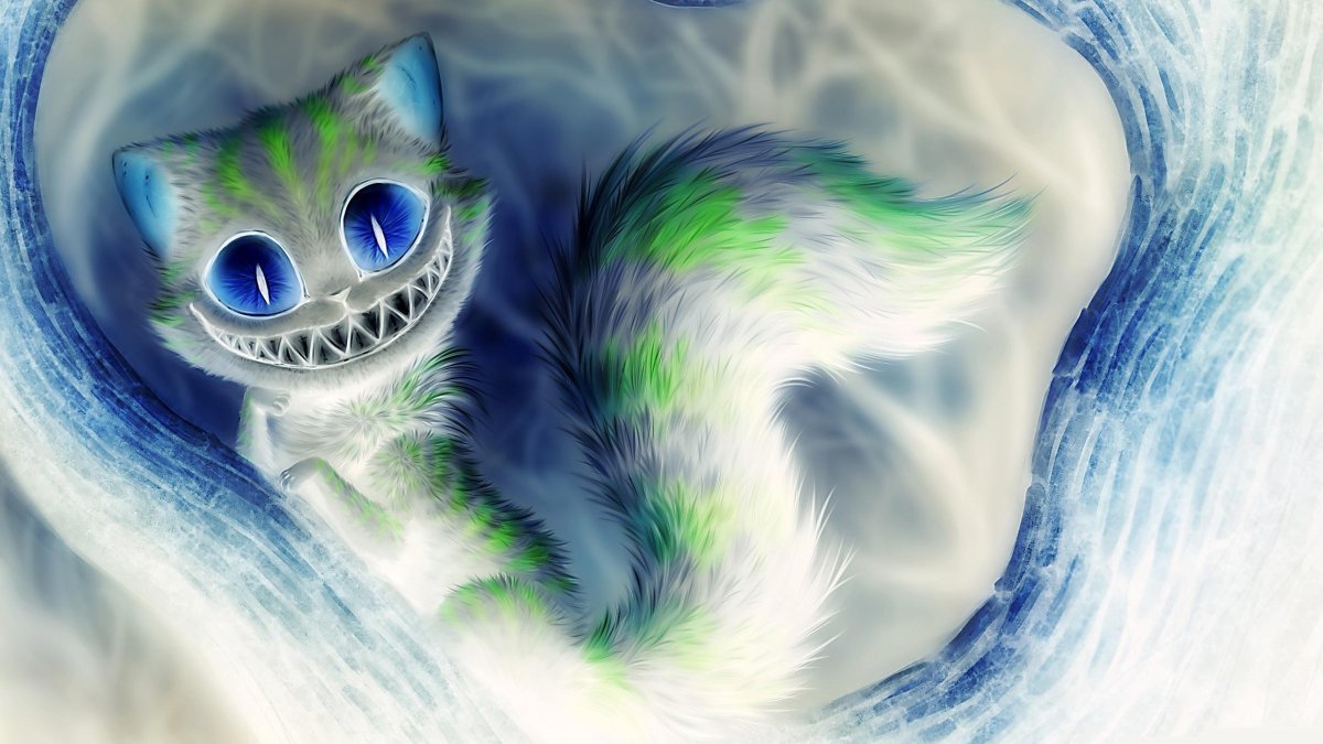 Улыбка Чеширского кота арт