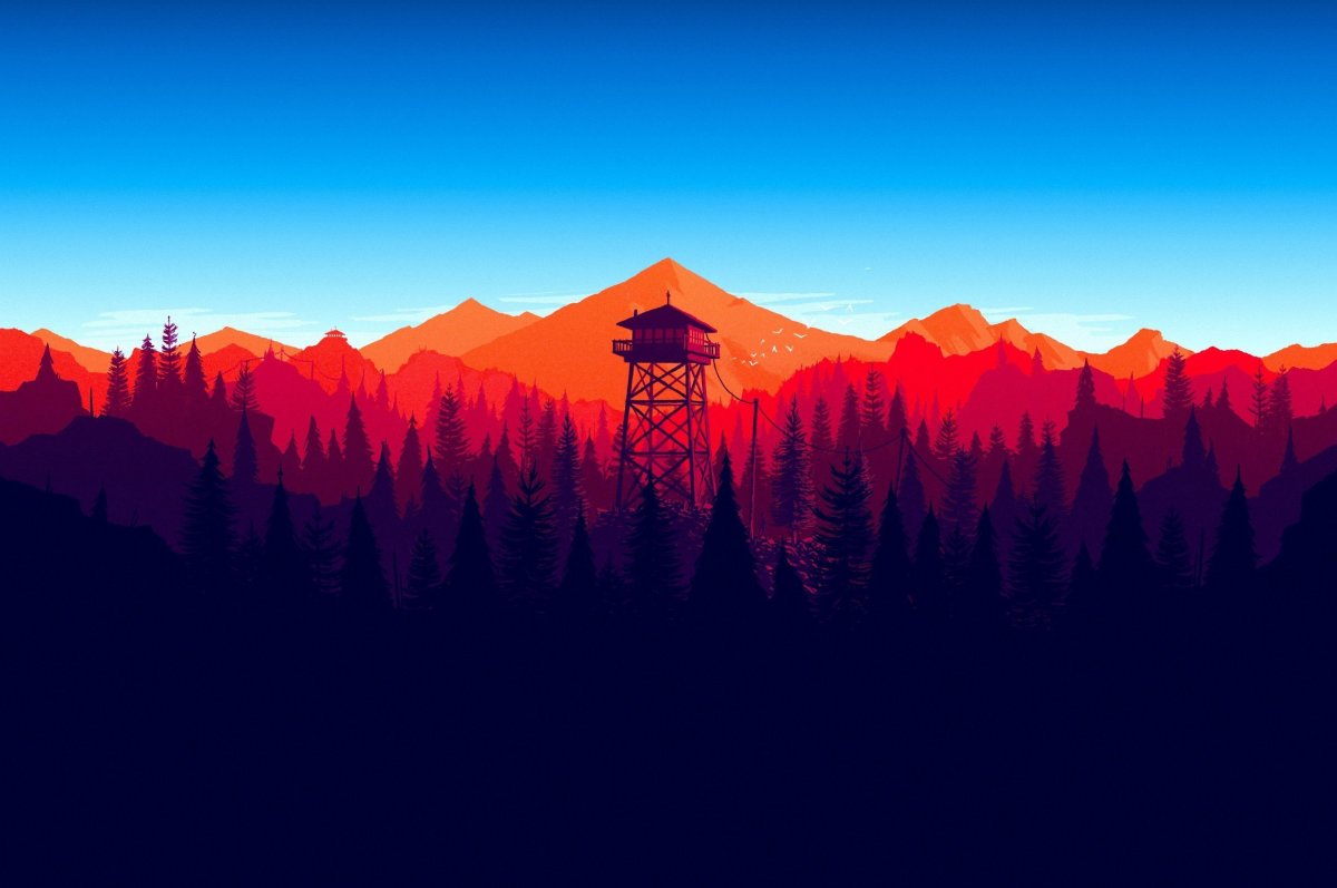 Вышка из Firewatch