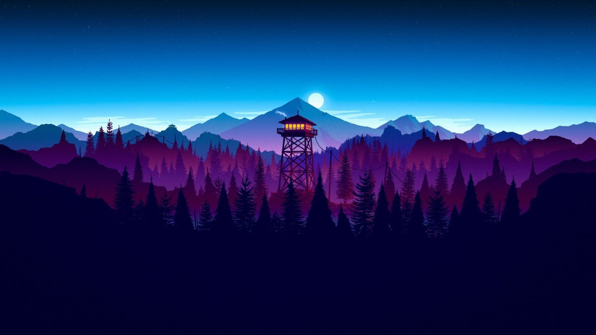 Firewatch горы