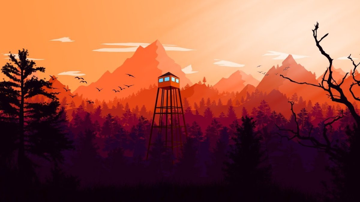 Радужные Firewatch обои