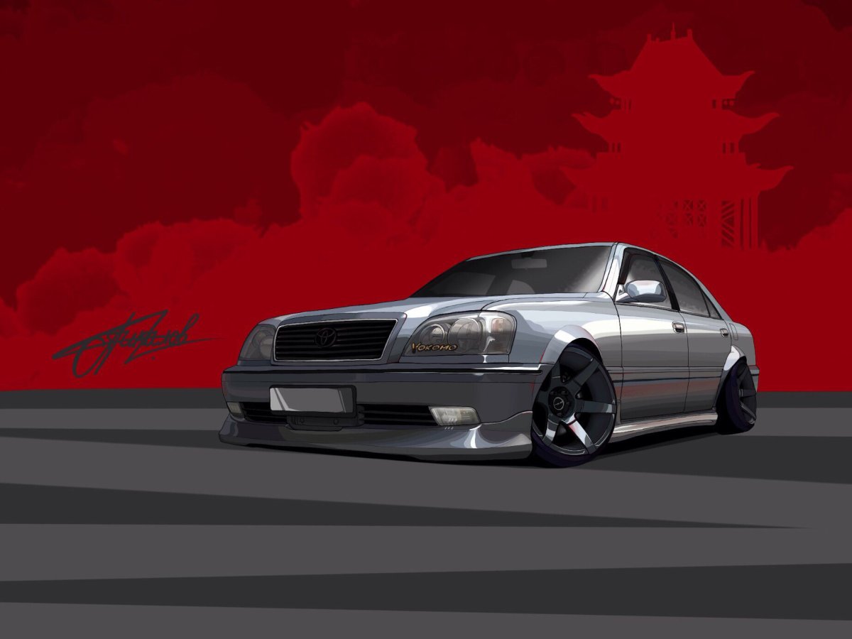 Toyota Crown s170 athlete арт