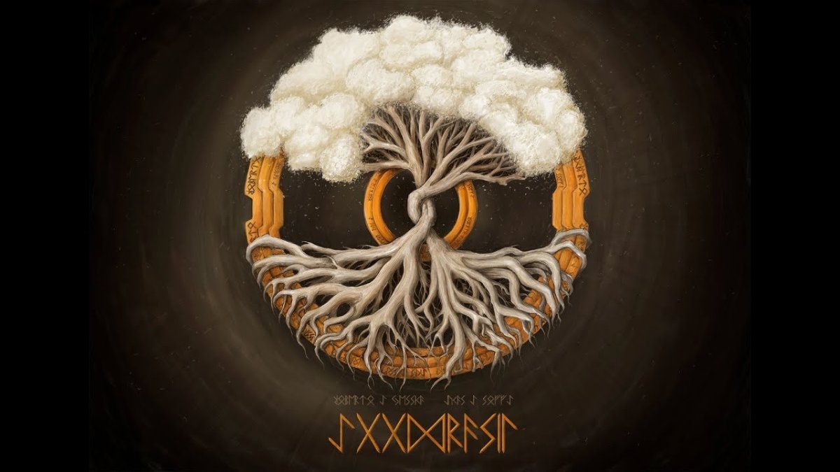 Мировое Древо Иггдрасиль руны