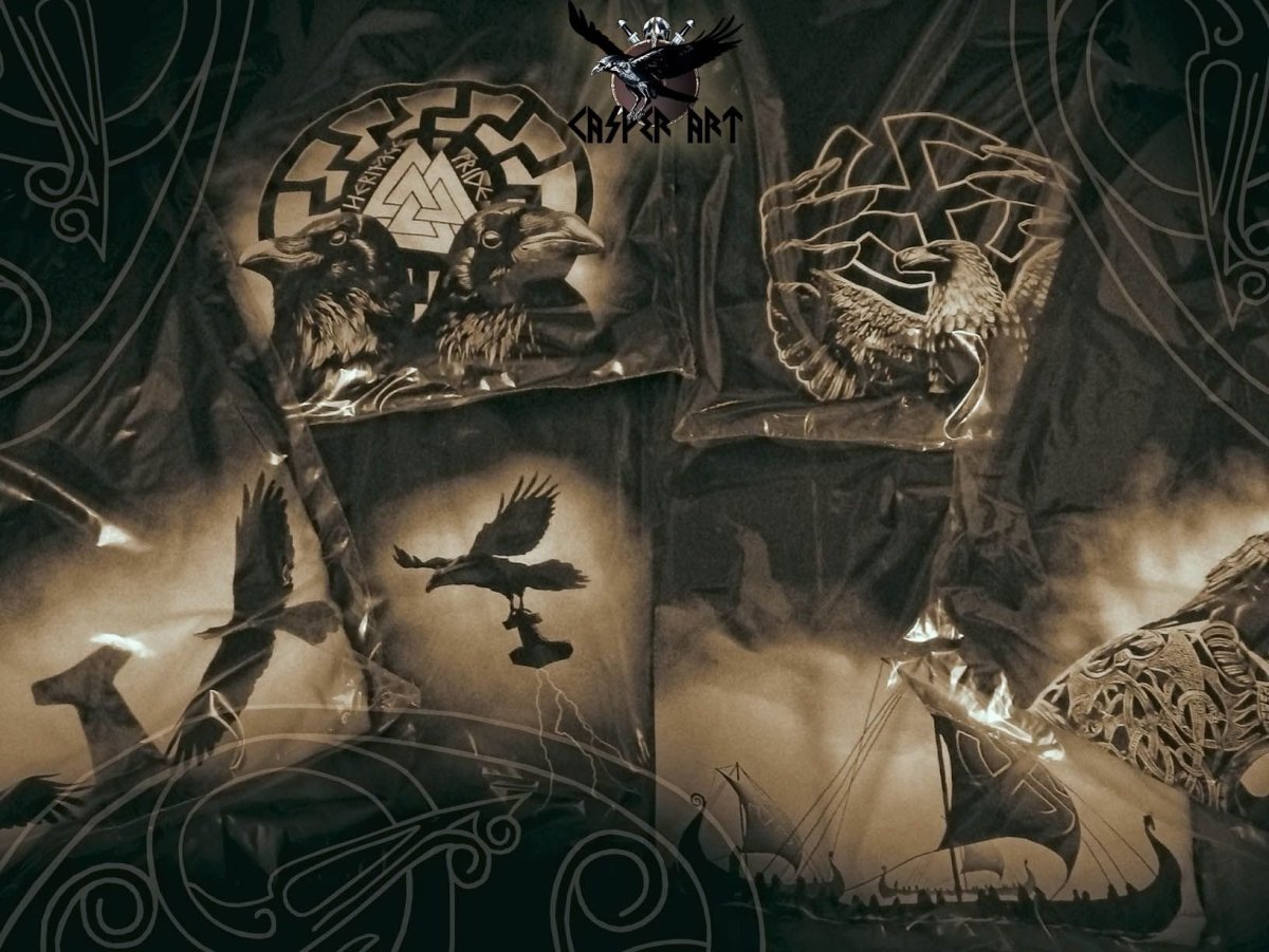 Обои в стиле скандинавской мифологии