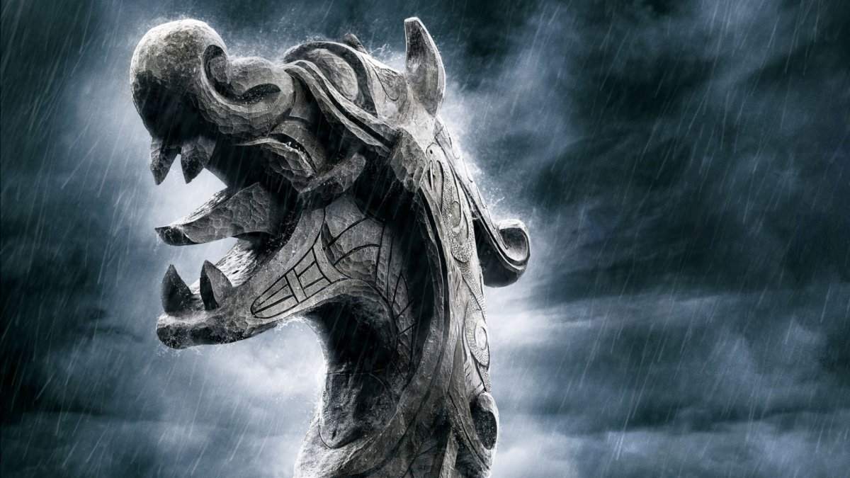 Голова Драккара викингов