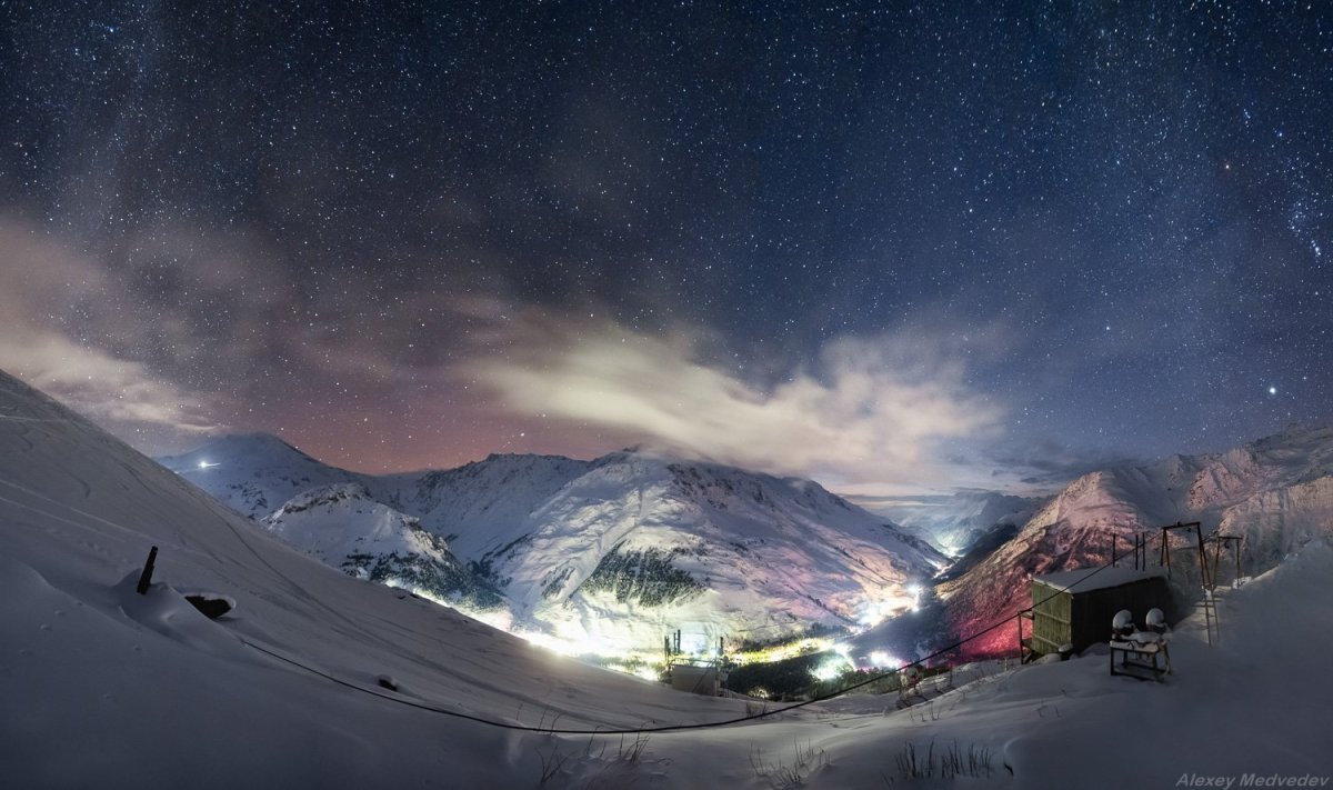 Эльбрус Терскол зима