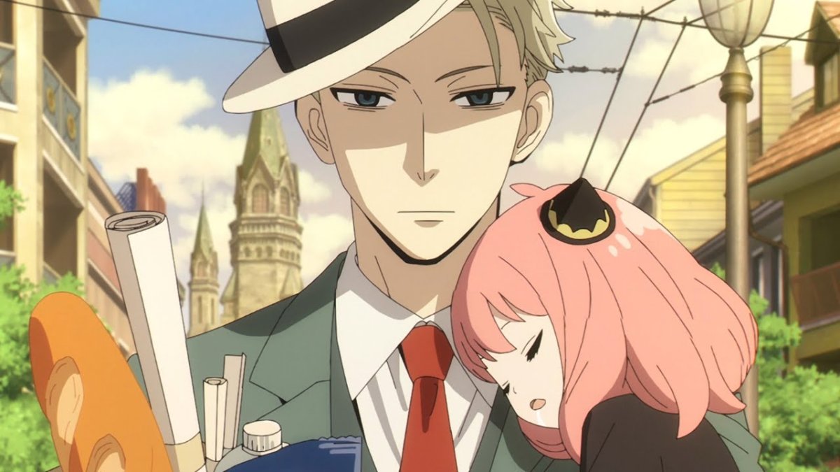 Обои аниме семья шпионов