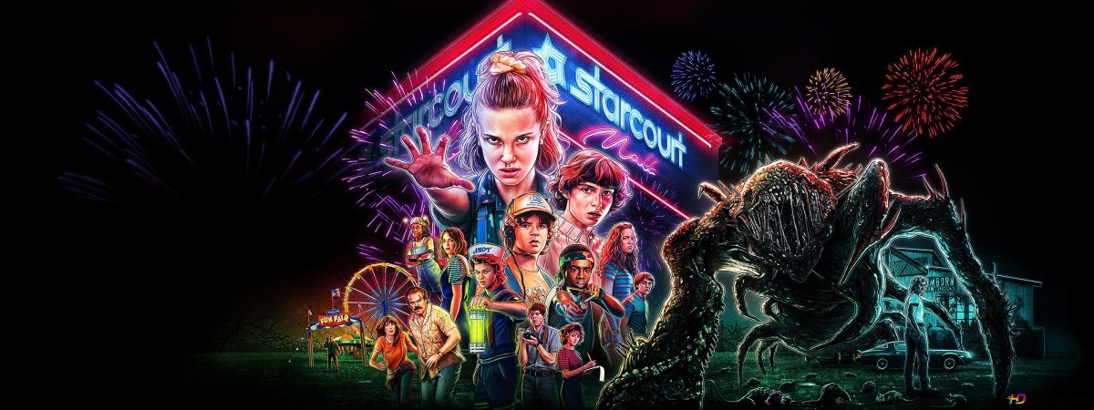 Очень странные дела 3 сезон Постер