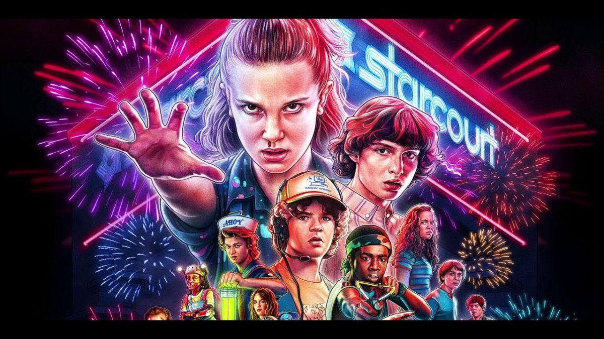 Очень странные дела сериал Постер