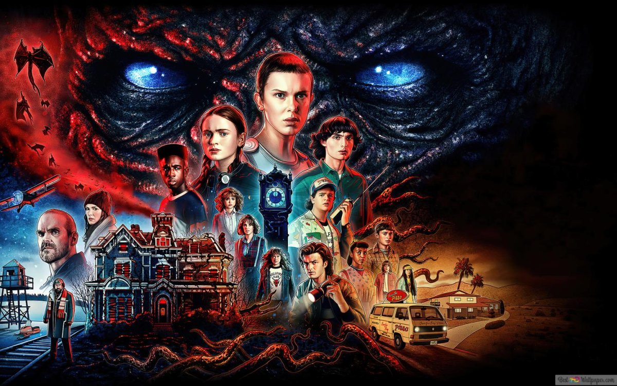 Очень странные дела 5 сезон Постер