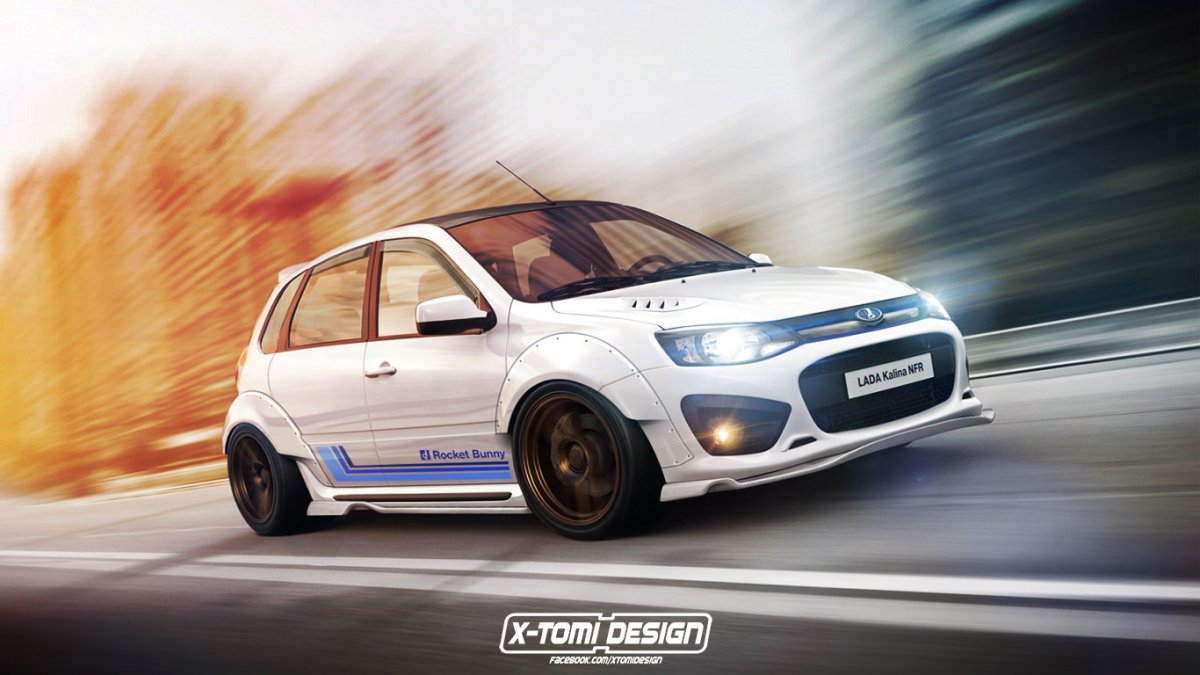 Лада Калина хэтчбек пацанская