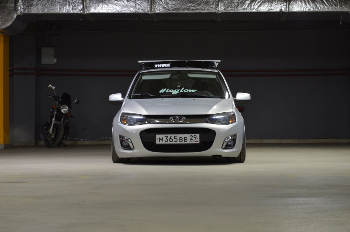 Лада Калина с природой