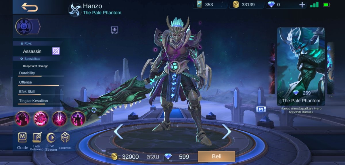 Mobile Legends Ханзо учитель